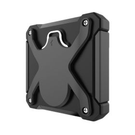 Easy Manual Can Openers with Stainless Steel Bottle Openers Inside (Color: BLACK)